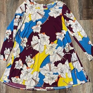 Floral Long Sleeve Dress